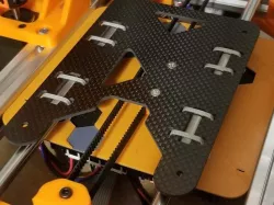 Carbon Fiber Bed and Carriage for Bonsai 3D Printer