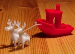 Christmas Benchy Reindeer Harness
