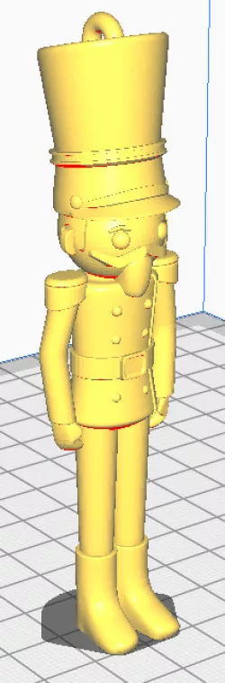 Christmas Nutcracker hang in wire (no watermark)