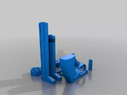 Colt Python revolver fully printable (6" and 8" barrel)