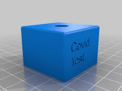 Covid Self test tube holder
