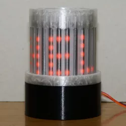 Cylindrical Dot Matrix Display / Marble Elevator