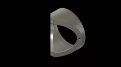 Dahua camera 110mm 90 degree corner mount