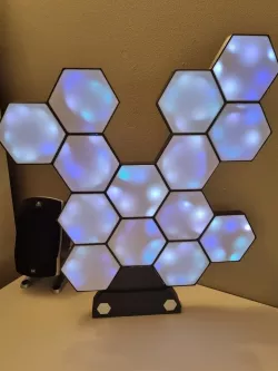 Desktop base for Hexagon LED wall lamp