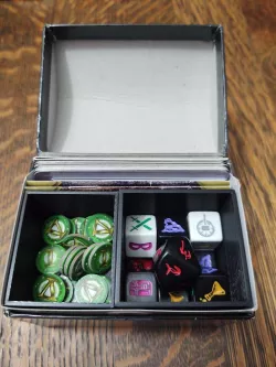 Dungeon Roll dice game insert and organizer