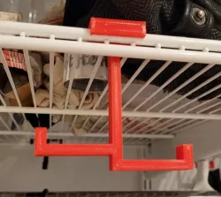 Elfa shelf hook, two variants