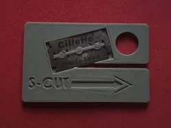 Emergency Seat Belt Cutter Card