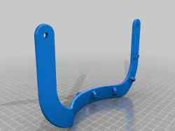 Ender 3 Bed Handle - Extended with cable clips and camera mount
