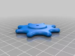 Ender 3 V2 Bed Level Wheels w/ Nylon Lock Nut Inserts
