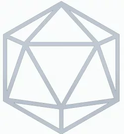 Flat D20 Art
