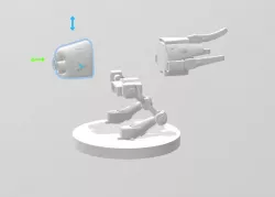 Futuristic Chicken Robot With Built in Flash Photography and Fan