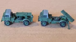 GAZ 66 - Airborne GAZ with BM21 rocket launcher, Grad V
