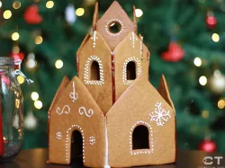 Gingerbread House Cookie Cutters (three levels)