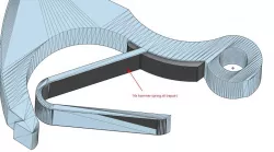 Hammer spring replacement (remix for DeSteiner's Winchester 1887)