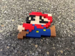 Jumping 8-Bit Mario