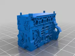 K20A Engine Block - Solidified