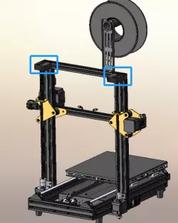 Kywoo Tycoon Slim 3D printer Lead Screw Bearing Assembly Unit