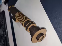 Laser Cut Light Saber Luke 3mm