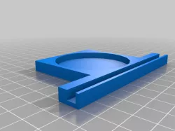Lithophane straight stand for led tealight