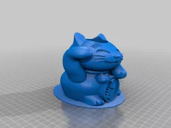 Lucky Cat Pen Pot