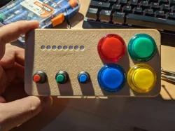 Manipulation wall button box