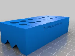 Metric drill and tap guide block