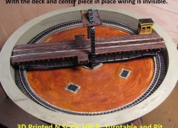 N Scale Turntable Part 1 -- Bridge