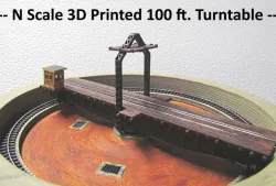 N Scale Turntable Part 5 -- Turntable Arch