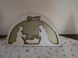 Nativity Scene - Vector Image - For Lasercutting