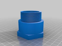 Pond Guy Allclear G2 filter hose to Sched 40 adapter