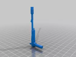 Princess Leia Blaster Transformers Scale 5mm Handle
