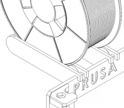 Prusa MK3s Filament Spool Holder 