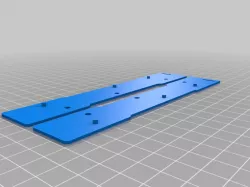 PS2 HDD mounting plates (rev2)