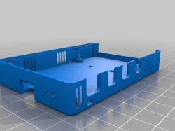 Raspberry Pi 4 B Low Profile Case (Zip Tie Mountable) remix