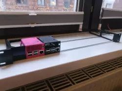 Raspberry Pi 4B Modular 19" Rack 1U with OLED and KVM