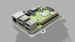 Raspberry pi wall mount / base