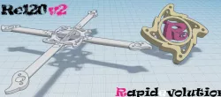 Re120 v2 - Rapidevolution 120mm (3") Printpick FPV Frame