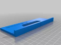 Router Template - Oval Handle 20 x 80 mm