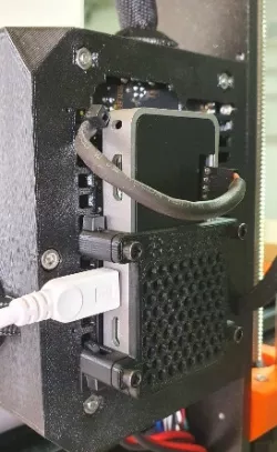 RPI Zero W2 - FLIRC Case - Piggy back mount for Prusa i3 mk3s