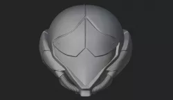 Samus Aran Helmet. Metroid Dread Version