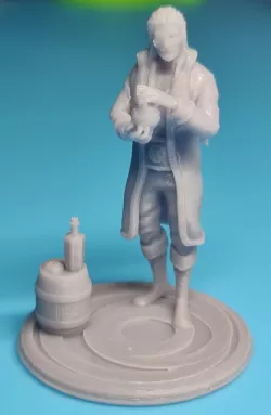 Schemaster Human Sorcerer Bard Miniature (male)