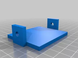 Simple servo motor holder
