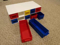 Small drawers and holder