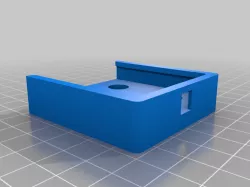 Smaller bracket (with holes for 10x4 magnets)