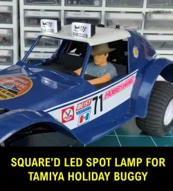 Squared LED Spot Lamp DIY Kit for Tamiya Holiday Buggy 
