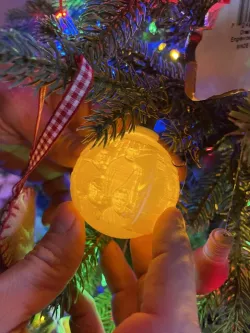 Star Trek Lithophane Ornament