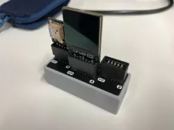 The display stand for Pimoroni Pico Breakout Garden Pack