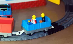 Trackmaster Thomas open bed trailer wagons