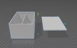 Trading Card Game Storage Long Box