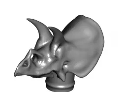 Triceratops Skull Topper ($7 Cane/Walking Hiking Sticks)